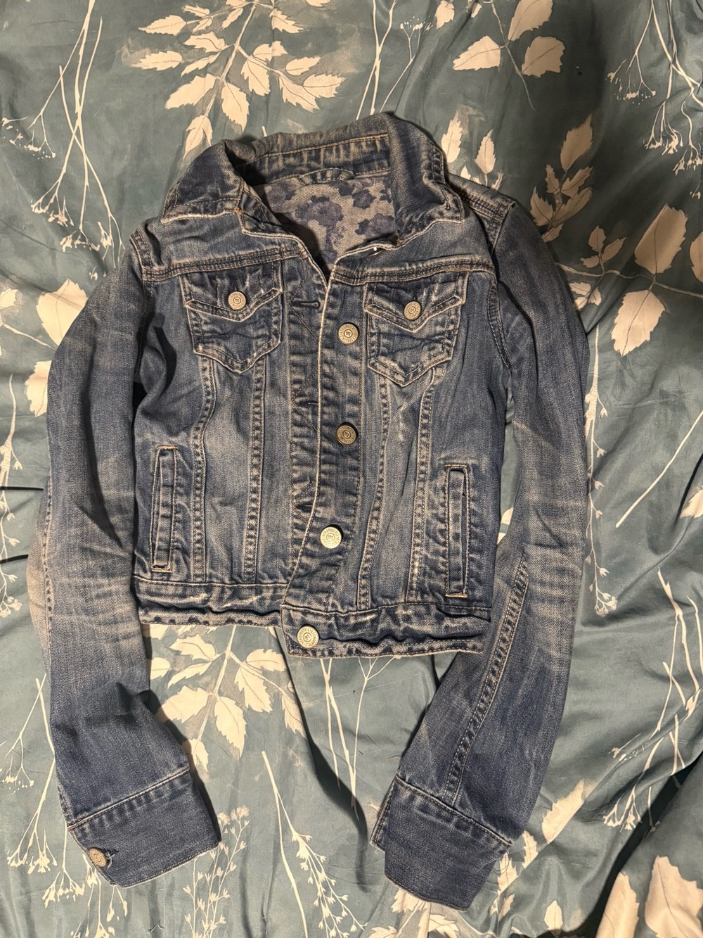 Aeropostale Blue Denim Jacket for Women